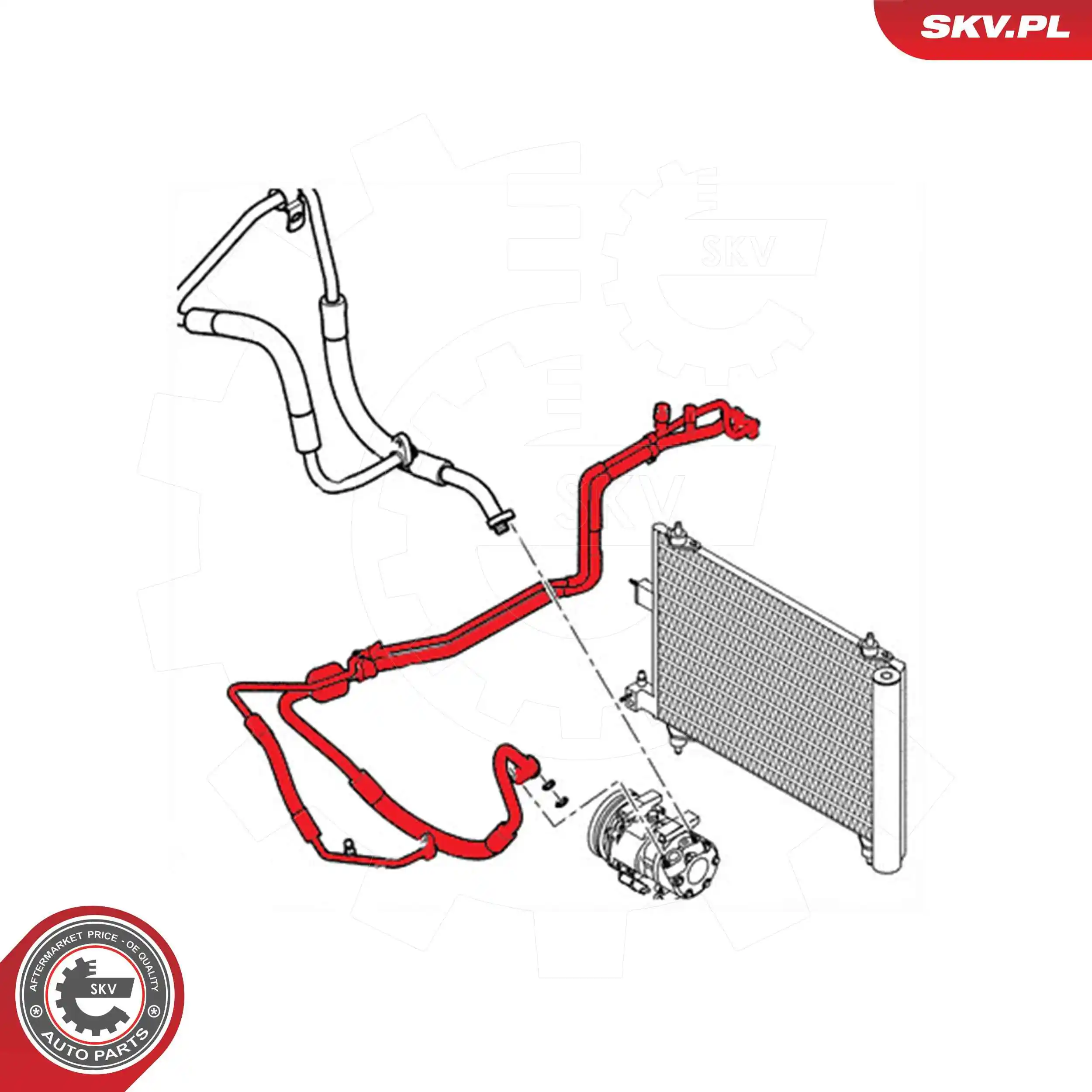 High/Low-pressure Line, air conditioning